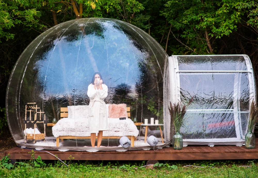 bubble tents glamping