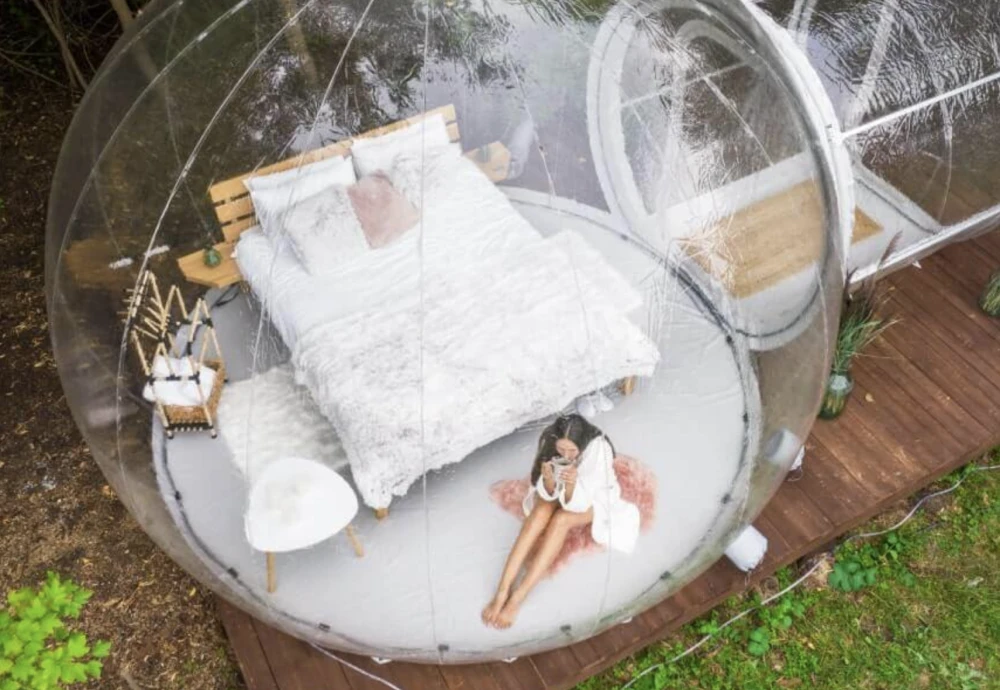 how do bubble tents work