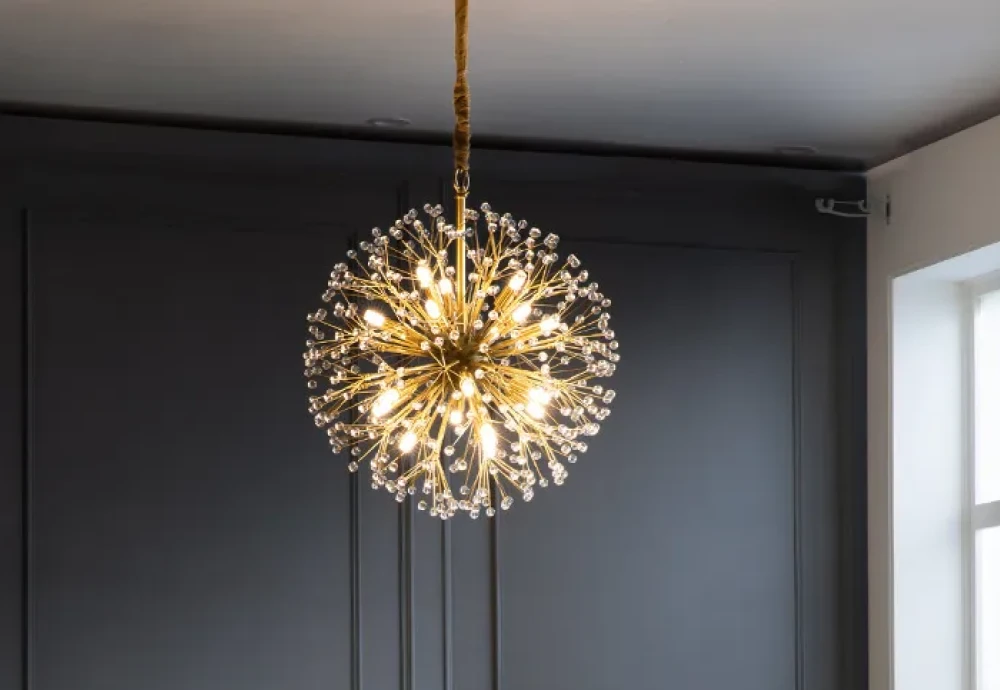 bedroom crystal chandelier