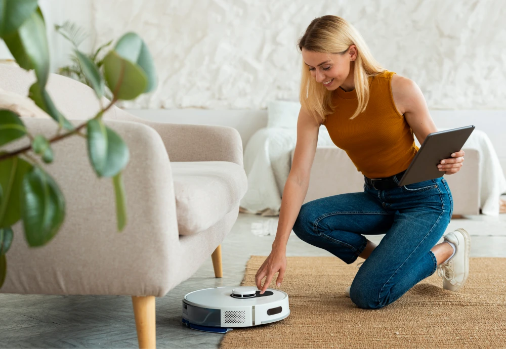 big robot vacuum cleaner