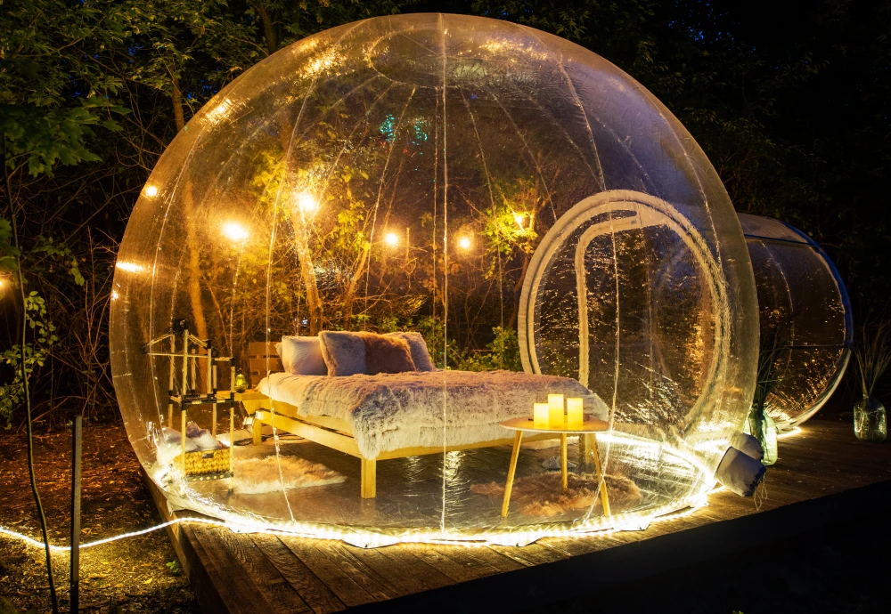 inflatable lawn tent bubble