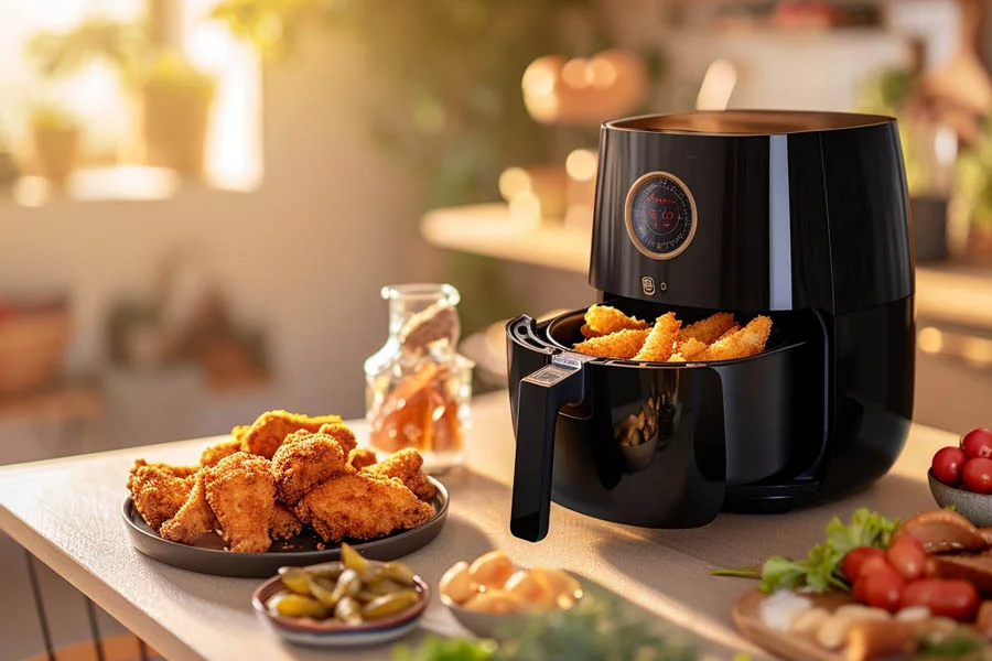 cooking in an air fryer