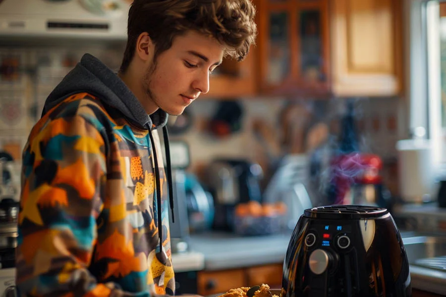 cooking in an air fryer