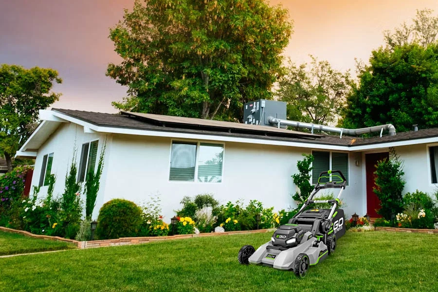 cordless electric self propelled mower