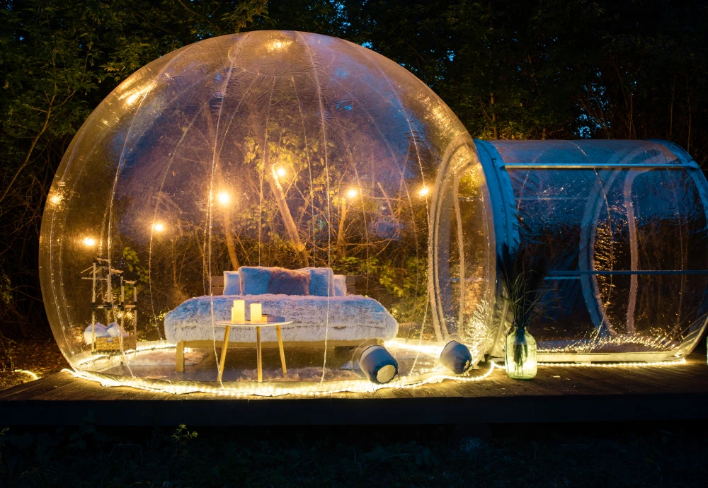 make your own bubble tent