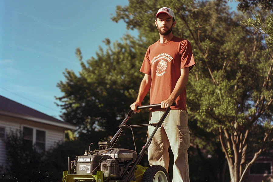 self propelled lawn mower