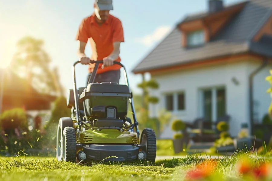 self propelled lawn mower