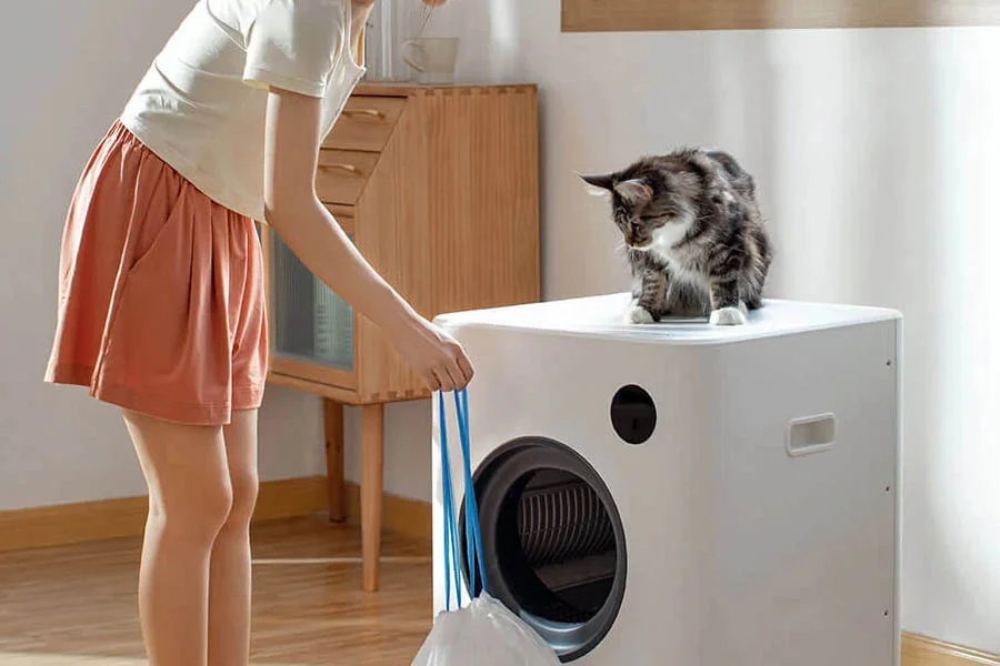 automated cat litter