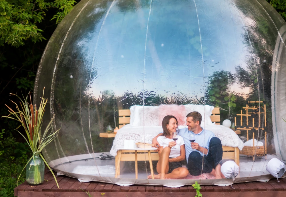 bubble tents glamping