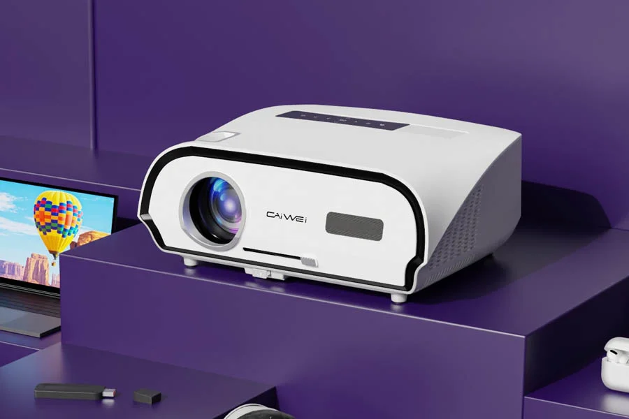 home cinema with projector