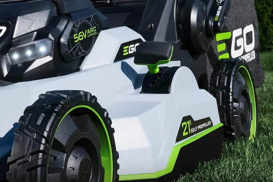 electric battery lawnmower