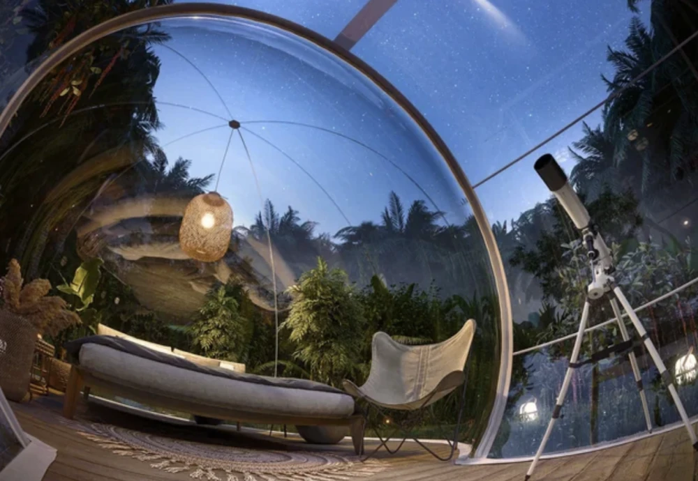 outdoor see through bubble tent