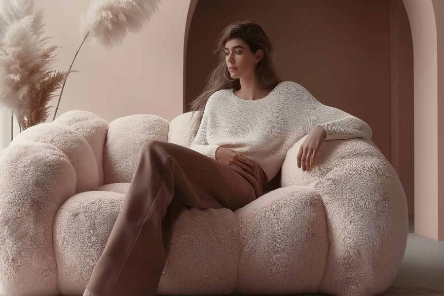 Bright Pink Sofa