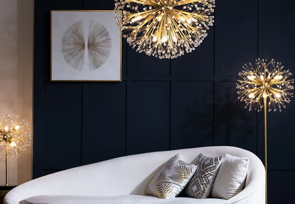 Antique Gold Crystal Chandelier