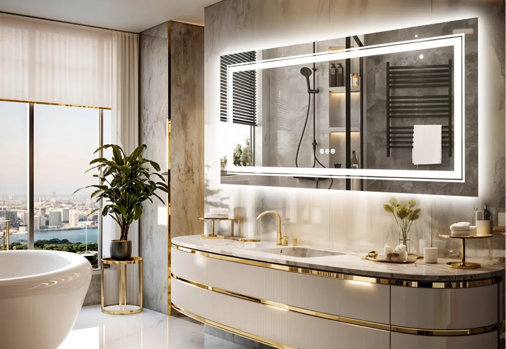 Bathroom Vanity with Mirror and Lights